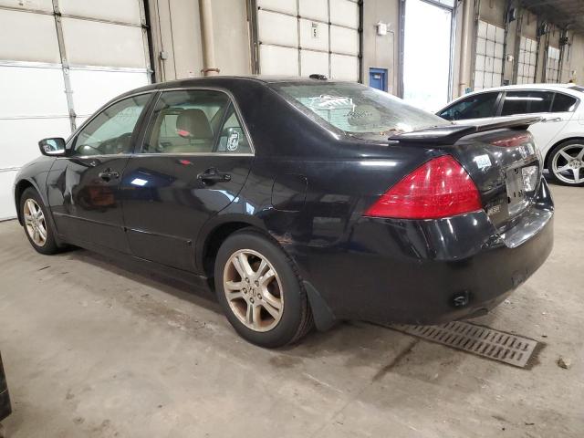 1HGCM56857A142328 - 2007 HONDA ACCORD EX BLACK photo 2