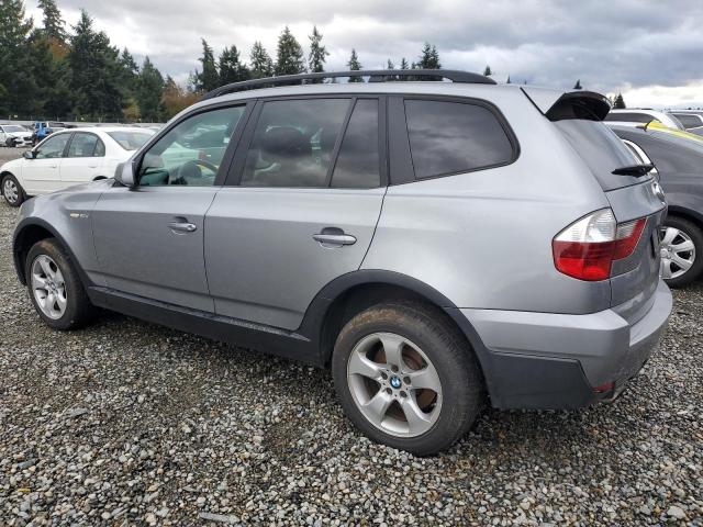 WBXPC93448WJ10795 - 2008 BMW X3 3.0SI GRAY photo 2