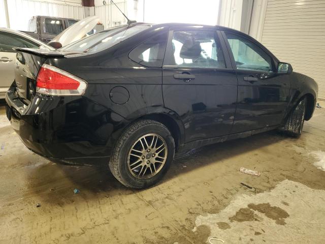 1FAHP3FN2BW103543 - 2011 FORD FOCUS SE BLACK photo 3