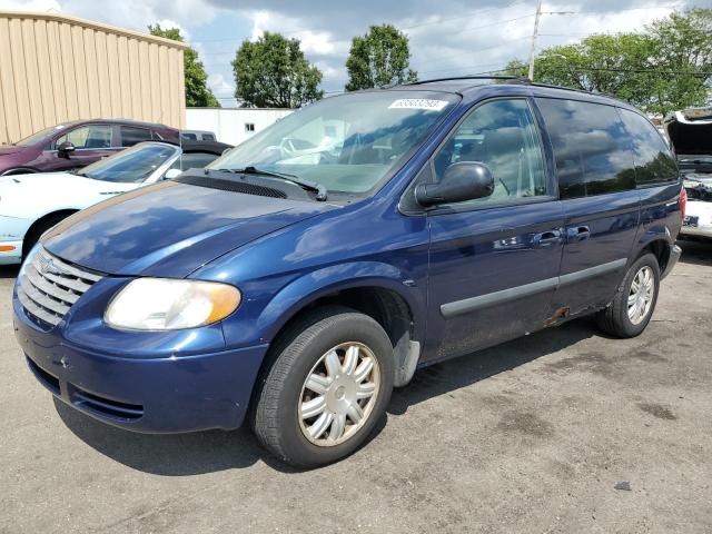 1A4GP45R76B505761 - 2006 CHRYSLER TOWN & COU BLUE photo 1