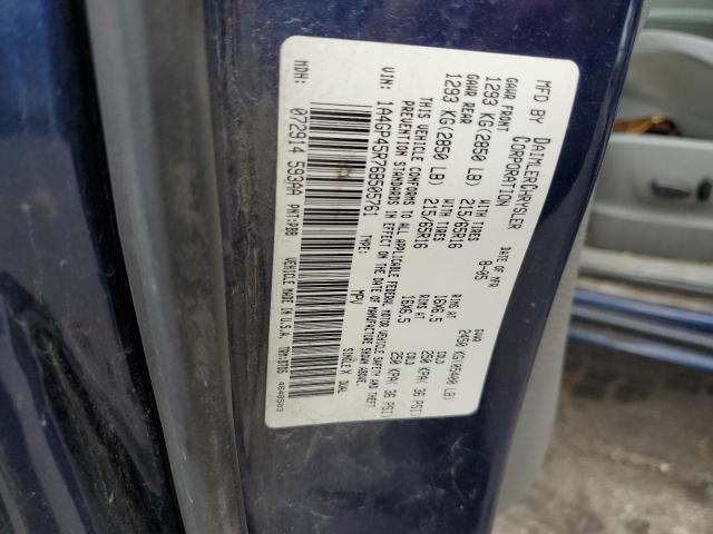 1A4GP45R76B505761 - 2006 CHRYSLER TOWN & COU 蓝色 照片 13