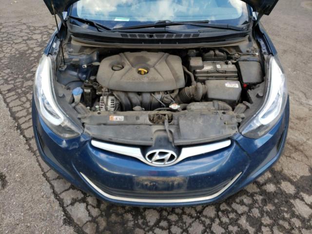 KMHDH4AE6GU649151 - 2016 HYUNDAI ELANTRA SE BLUE photo 11