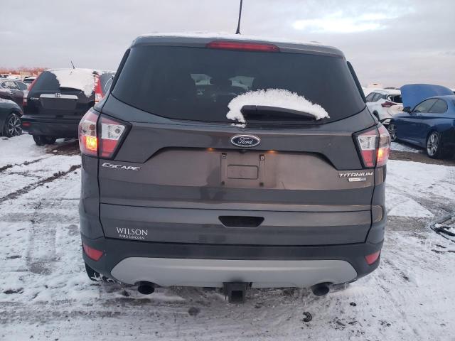 1FMCU9J91JUA21805 - 2018 FORD ESCAPE TITANIUM GRAY photo 6