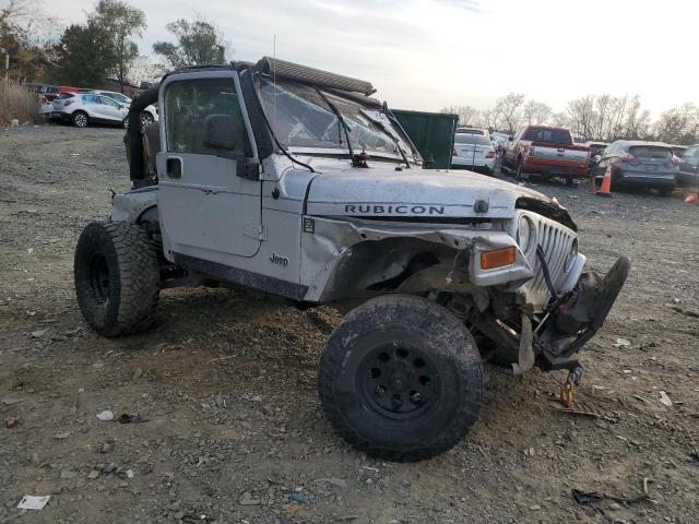 1J4FA69S66P756621 - 2006 JEEP WRANGLER / RUBICON SILVER photo 4