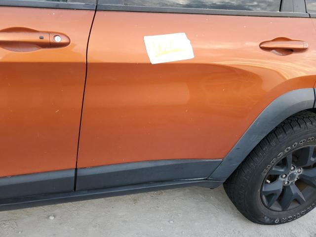 1C4PJMBS0GW328270 - 2016 JEEP CHEROKEE TRAILHAWK ORANGE photo 12