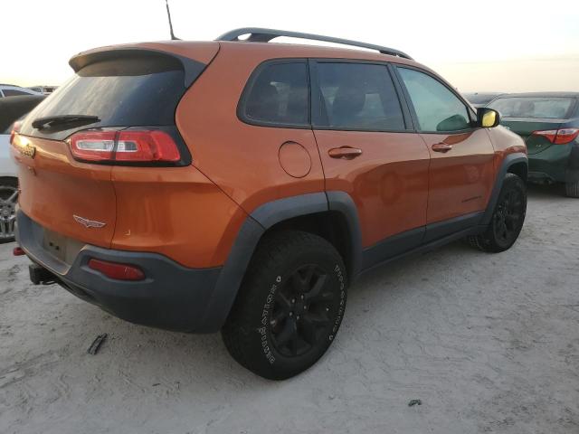 1C4PJMBS0GW328270 - 2016 JEEP CHEROKEE TRAILHAWK ORANGE photo 3