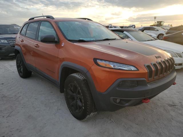 1C4PJMBS0GW328270 - 2016 JEEP CHEROKEE TRAILHAWK ORANGE photo 4