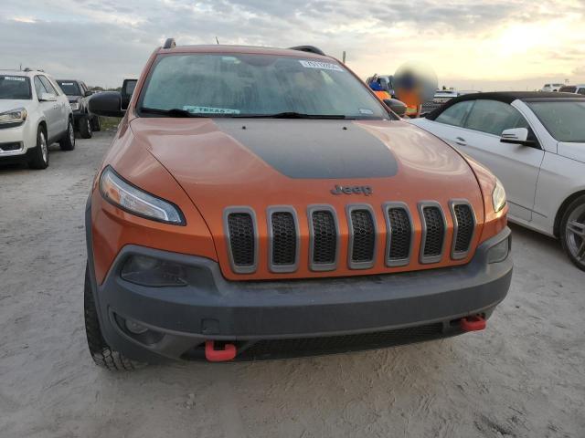 1C4PJMBS0GW328270 - 2016 JEEP CHEROKEE TRAILHAWK ORANGE photo 5