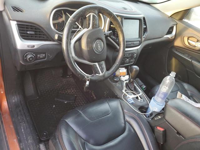 1C4PJMBS0GW328270 - 2016 JEEP CHEROKEE TRAILHAWK ORANGE photo 8