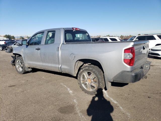 5TFUM5F16EX056249 - 2014 TOYOTA TUNDRA DOUBLE CAB SR/SR5 GRAY photo 2