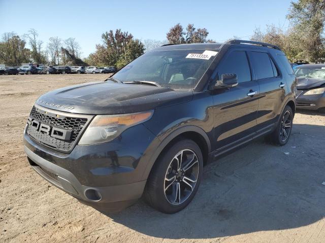 1FM5K8GT4EGA73350 - 2014 FORD EXPLORER SPORT BLACK photo 1