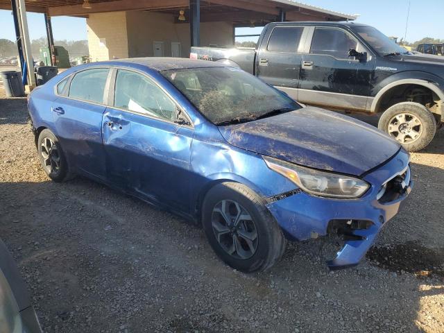 3KPF24AD0KE007277 - 2019 KIA FORTE FE BLUE photo 4