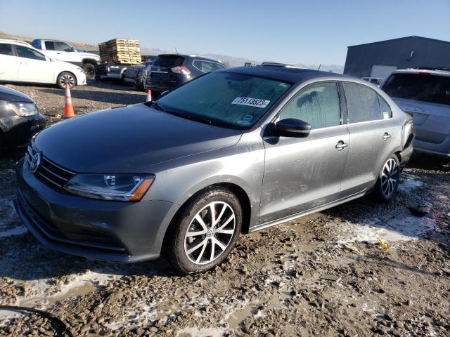 3VWB67AJ1HM347625 - 2017 VOLKSWAGEN JETTA SE GRAY photo 1