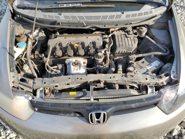 2HGFG12856H531537 - 2006 HONDA CIVIC EX GRAY photo 11