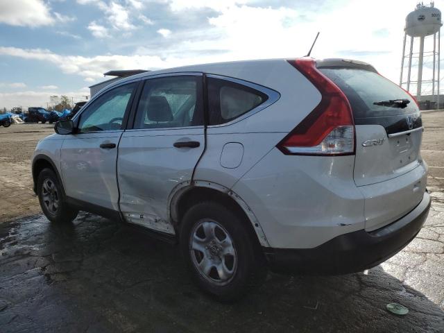 5J6RM4H35EL014980 - 2014 HONDA CR-V LX WHITE photo 2