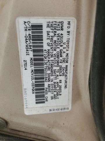 4T1GK13E7SU101842 - 1995 TOYOTA CAMRY XLE GOLD photo 13