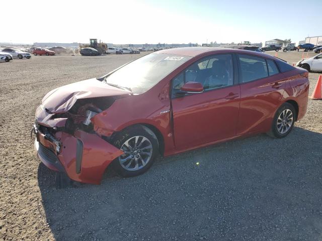 JTDKARFUXK3072197 - 2019 TOYOTA PRIUS RED photo 1