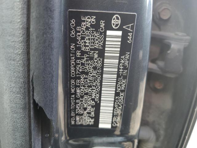 JTKKT624960167882 - 2006 TOYOTA SCION XA GRAY photo 12