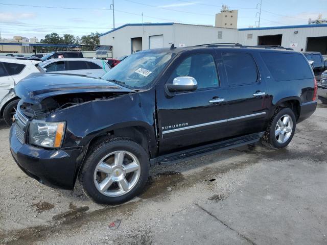 1GNSCKE02DR287516 - 2013 CHEVROLET SUBURBAN C1500 LTZ BLACK photo 1