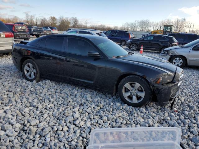 2C3CDXBG5EH150004 - 2014 DODGE CHARGER SE BLACK photo 4