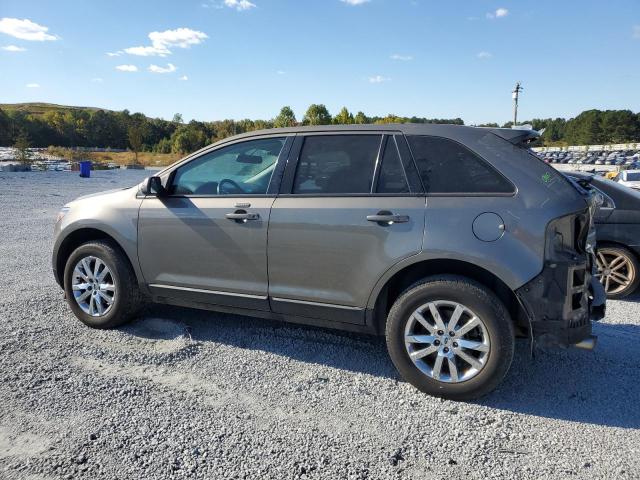 2FMDK3JC1EBA02282 - 2014 FORD EDGE SEL GRAY photo 2