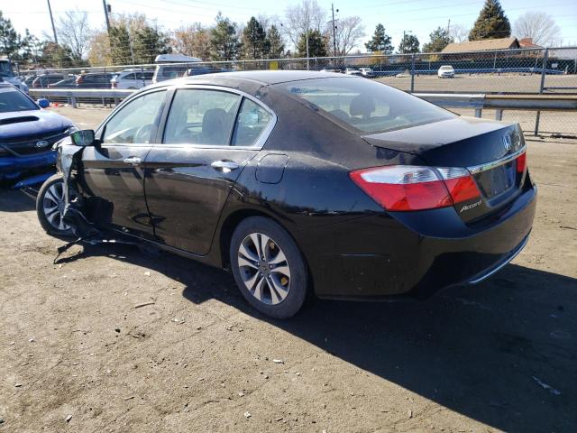 1HGCR2F36FA228136 - 2015 HONDA ACCORD LX BLACK photo 2