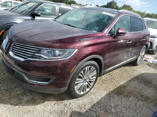 2LMPJ6LRXJBL39549 - 2018 LINCOLN MKX RESERVE Բորդո լուսանկար 1