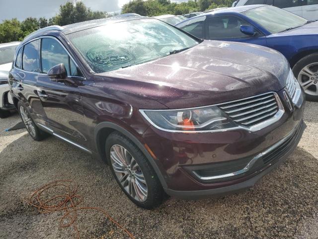 2LMPJ6LRXJBL39549 - 2018 LINCOLN MKX RESERVE Բորդո լուսանկար 4
