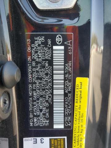 JTKJF5C72E3072552 - 2014 TOYOTA SCION TC შავი ფოტო 12