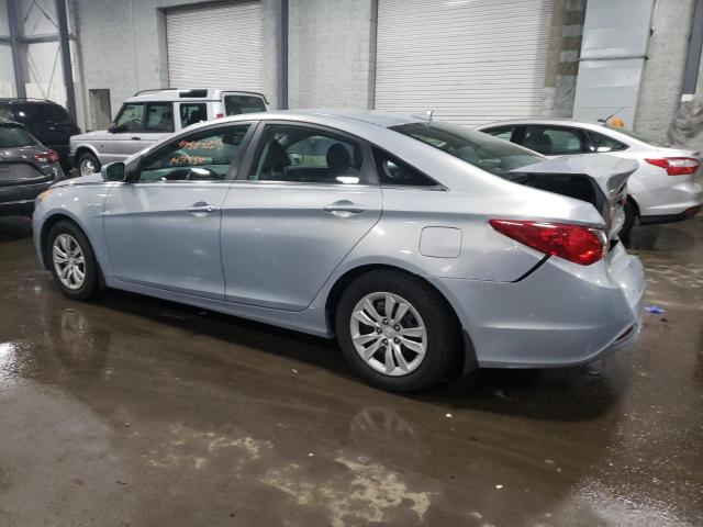 5NPEB4AC9DH575156 - 2013 HYUNDAI SONATA GLS BLUE photo 2