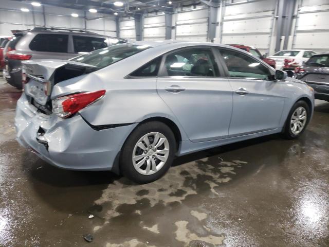 5NPEB4AC9DH575156 - 2013 HYUNDAI SONATA GLS BLUE photo 3