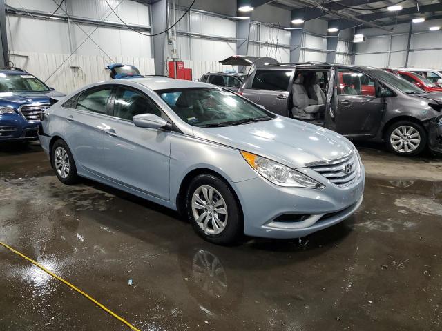 5NPEB4AC9DH575156 - 2013 HYUNDAI SONATA GLS BLUE photo 4