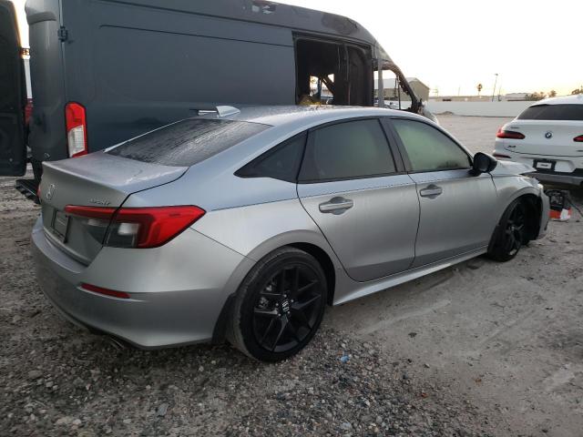 2HGFE2F5XNH578394 - 2022 HONDA CIVIC SPORT SILVER photo 3