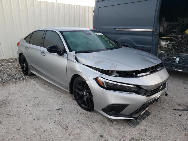2HGFE2F5XNH578394 - 2022 HONDA CIVIC SPORT SILVER photo 4