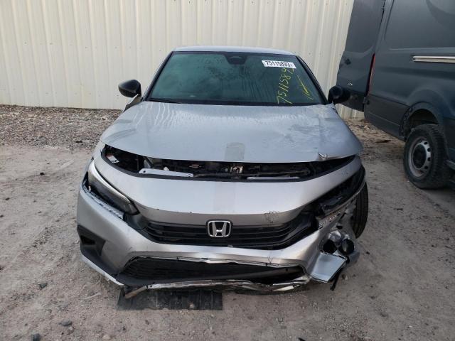 2HGFE2F5XNH578394 - 2022 HONDA CIVIC SPORT SILVER photo 5