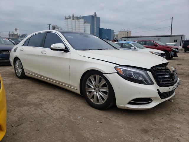 WDDUG8FB9FA076782 - 2015 MERCEDES-BENZ S 550 4MATIC WHITE photo 4