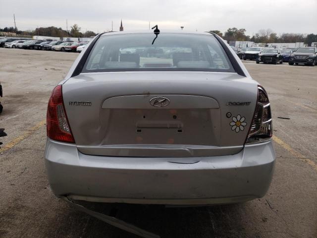 KMHCN46C18U276369 - 2008 HYUNDAI ACCENT GLS SILVER photo 6