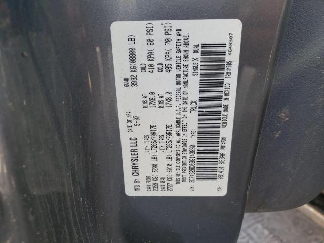 3D7KS28D08G143890 - 2008 DODGE RAM 2500 ST GRAY photo 12