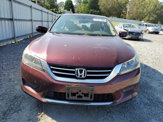 1HGCR3F82FA032535 - 2015 HONDA ACCORD EXL MAROON photo 5