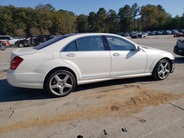 WDDNG7DB4DA513831 - 2013 MERCEDES-BENZ S 550 WHITE photo 3