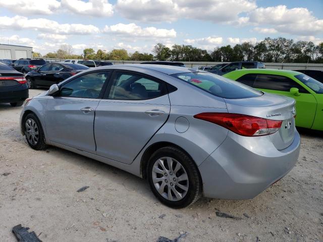 5NPDH4AE0CH063862 - 2012 HYUNDAI ELANTRA GLS SILVER photo 2