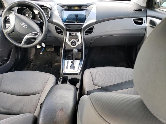 5NPDH4AE0CH063862 - 2012 HYUNDAI ELANTRA GLS SILVER photo 8