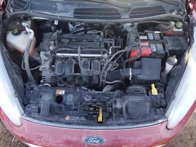 3FADP4BJXFM141177 - 2015 FORD FIESTA SE RED photo 11