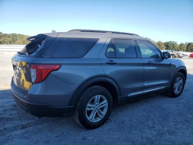 1FMSK8DH5MGB54701 - 2021 FORD EXPLORER XLT GRAY photo 3