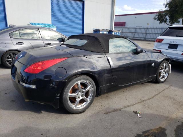 JN1AZ36A26M454122 - 2006 NISSAN 350Z ROADSTER BLACK photo 3