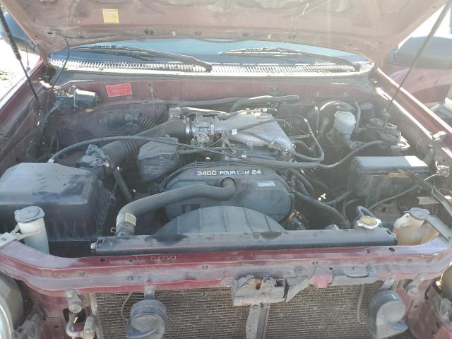 5TBRN34101S200333 - 2001 TOYOTA TUNDRA ACCESS CAB SR5 BURGUNDY photo 11