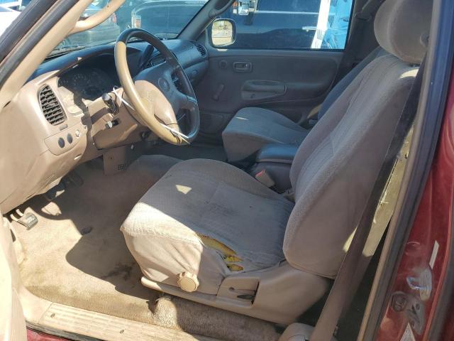 5TBRN34101S200333 - 2001 TOYOTA TUNDRA ACCESS CAB SR5 BURGUNDY photo 7
