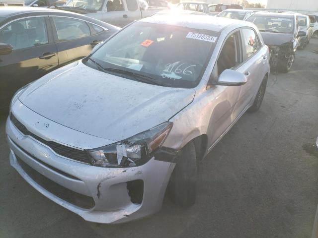 3KPA25AD0LE349166 - 2020 KIA RIO LX SILVER photo 1