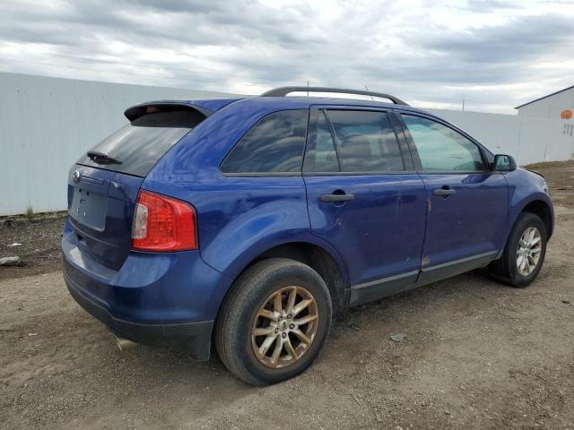 2FMDK3GC3EBB37013 - 2014 FORD EDGE SE BLUE photo 3