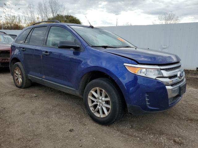 2FMDK3GC3EBB37013 - 2014 FORD EDGE SE BLUE photo 4